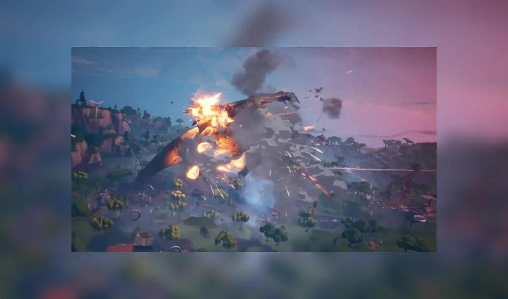 Las mejores postales del evento del fin de la temporada 9 en Fortnite. Revive la batalla entre el Monstruo y el Robot desde todo ángulo.