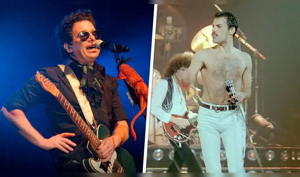 ¿Sobrevalora a la banda británica? El argentino dejó varios mensajes en el aniversario 35 del concierto Live Aid. Foto: composición Difusión