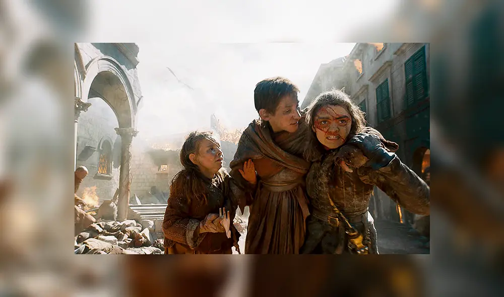 Escena.  Maisie Williams fue clave en la temporada 8.