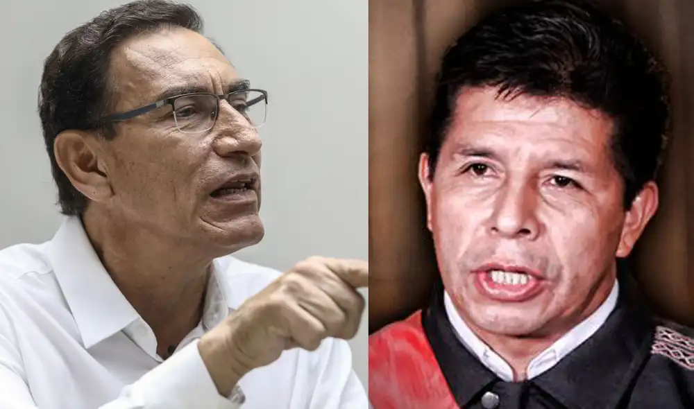 Vizcarra criticó la forma en la que el Congreso vacó a Pedro Castillo. Foto: composición LR/ GLR Vizcarra criticó la forma en la que el Congreso vacó a Pedro Castillo. Foto: composición LR/ GLR