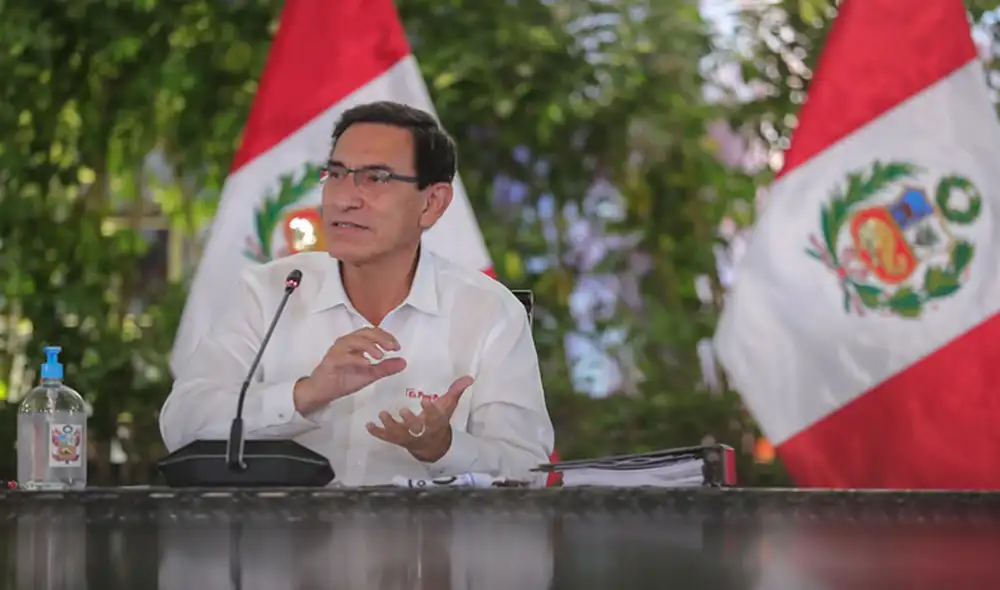 Durante la misma conferencia el mandatario informó sobre las nuevas medidas para noviembre frente a la pandemia por la COVID-19. Foto: Presidencia