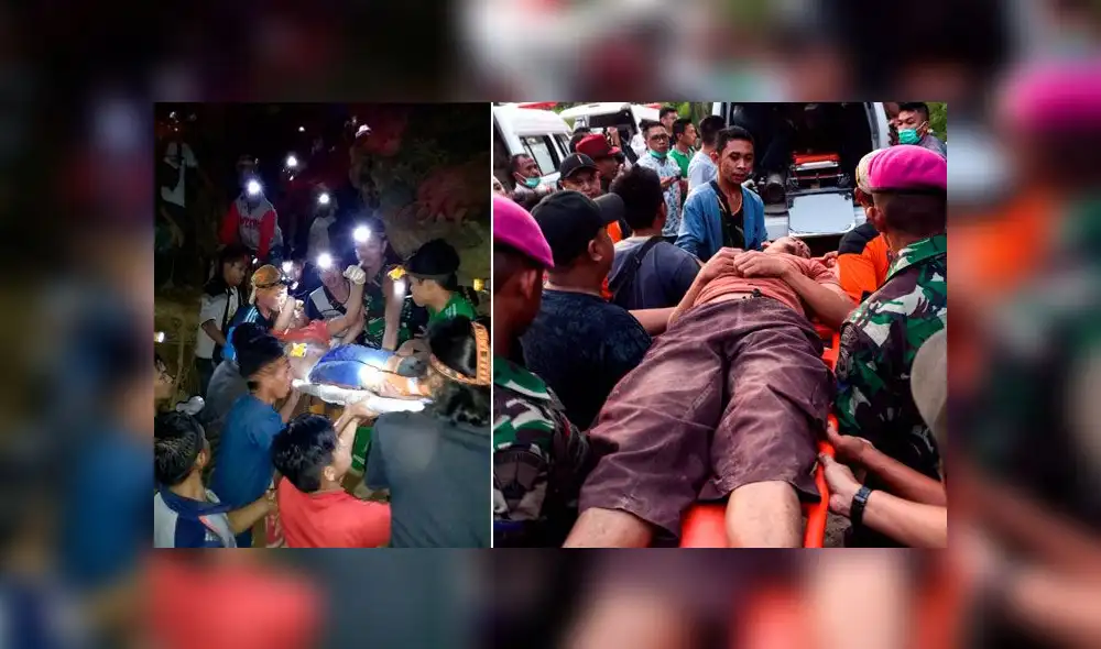 Indonesia: derrumbe de mina deja al menos 6 muertos y decenas de desaparecidos [VIDEO]