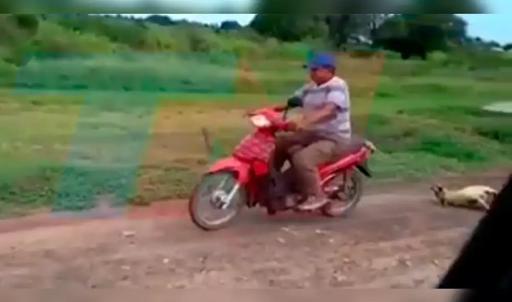 Argentina: hombre en moto es captado arrastrando a un perro [VIDEO]