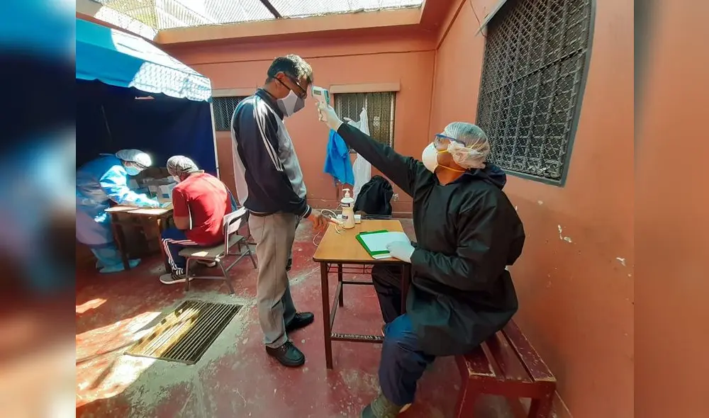 Penal de Socabaya de Arequipa, registra 83 reos contagiados por coronavirus. Se tomaron 187 pruebas rápidas.