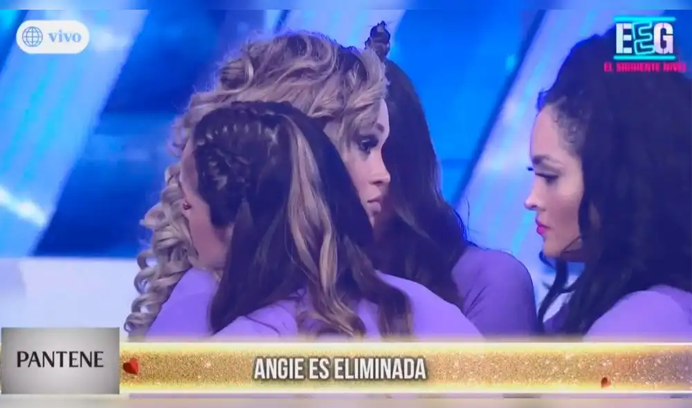 Angie Arizaga quedó eliminada de Divas Foto: captura Angie Arizaga quedó eliminada de Divas Foto: captura