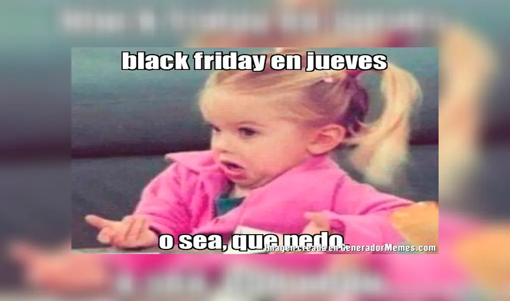 Divertidos memes invadieron Facebook tras darse inicio a la temporada de compras conocido como ‘viernes negro’.