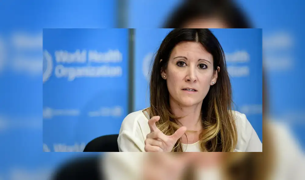 Maria Van Kerkhove durante una conferencia de prensa en Ginebra el 9 de marzo de 2020. | Foto: Fabrice Coffrini / AFP