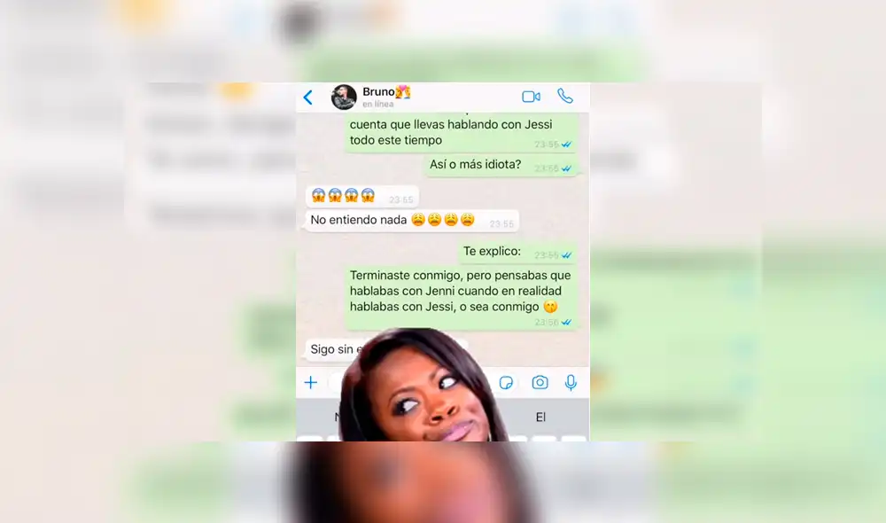 WhatsApp: Joven totalmente ebrio termina revelando oscuro secreto a su novia [FOTOS]