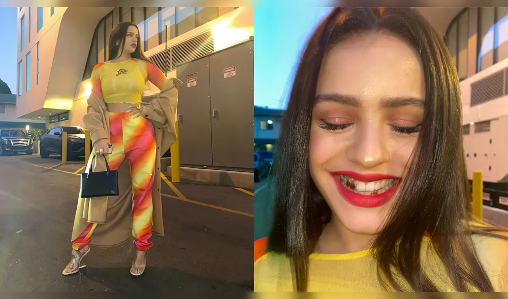 La española volvió a lucir sus dientes de oro en redes.