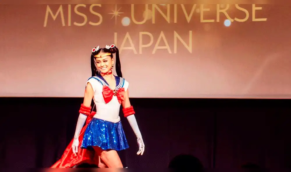 Miss Japón sorprende con traje de Sailor Moon en el Miss Universo