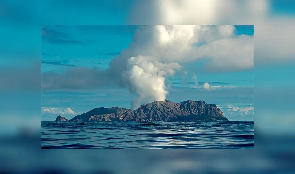 Unos cincuenta turistas se encontraban visitando White Island. Se presume que las más de 20 personas que no fueron rescatadas ya han muerto. Foto: AFP. Unos cincuenta turistas se encontraban visitando White Island. Se presume que las más de 20 personas que no fueron rescatadas ya han muerto. Foto: AFP.