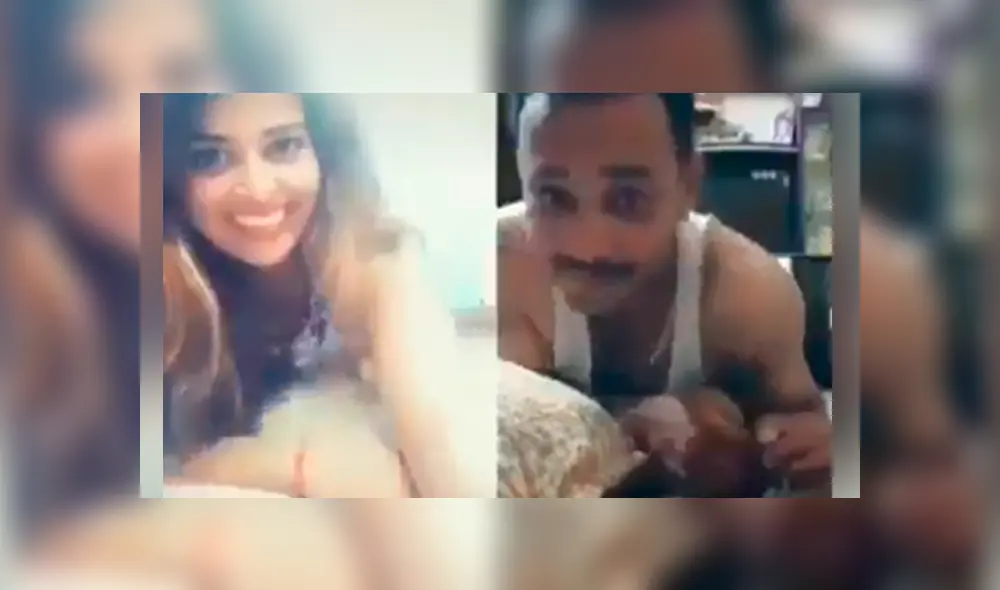 Facebook viral: pareja infiel hace trasmisión en vivo con sexy chica y esposa aparece