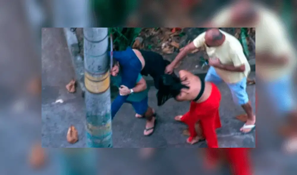 El hecho generó la indignación de los pobladores de Grajaú. Fuente: UOL. El hecho generó la indignación de los pobladores de Grajaú. Fuente: UOL.