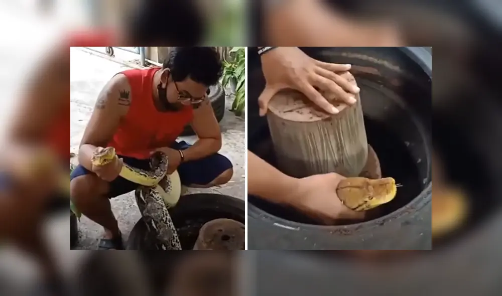 Desliza hacia la izquierda para ver las imágenes del viral de YouTube. Foto: Captura. Desliza hacia la izquierda para ver las imágenes del viral de YouTube. Foto: Captura.