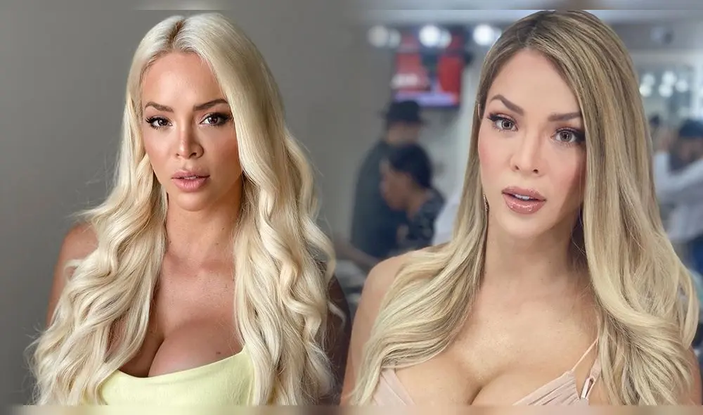 Sheyla Rojas responde críticas por el color de su cabello. Foto: Composición