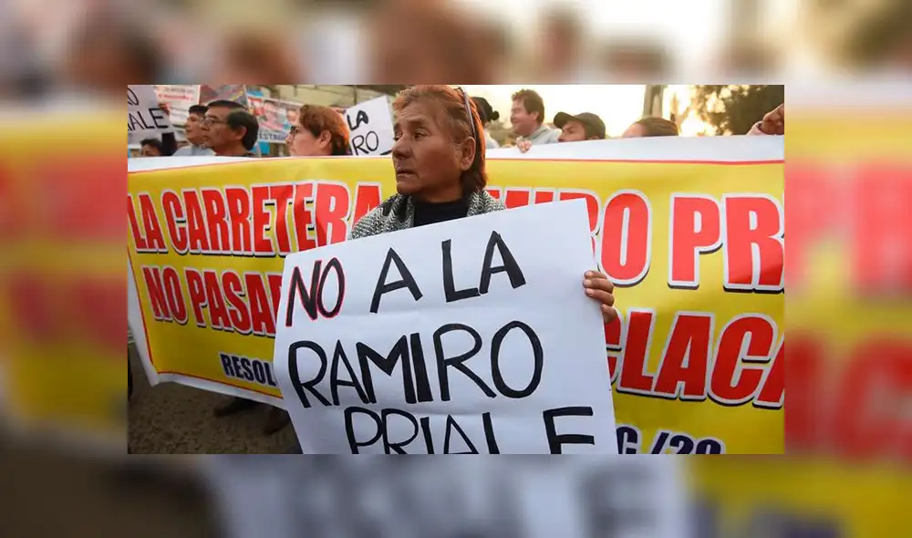 Chaclacayo: vecinos protestan por cambio en tramo de la autopista Ramiro Prialé | Jorge Muñoz | Municipalidad de Lima  [FOTOS]