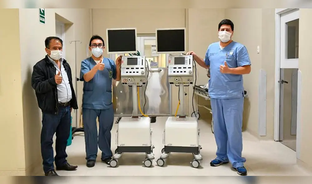 Equipo del Minsa se encargó de reparación de ventiladores. Equipo del Minsa se encargó de reparación de ventiladores.