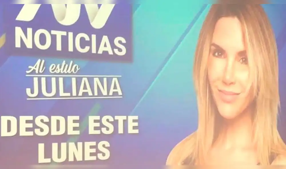 La periodista dejó un mensaje por sus primeros 8 meses en ATV Noticias al estilo Juliana. Foto: Instagram La periodista dejó un mensaje por sus primeros 8 meses en ATV Noticias al estilo Juliana. Foto: Instagram