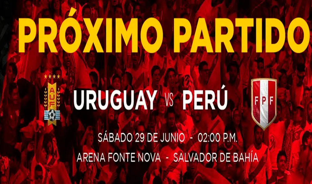 Perú vs. Uruguay juegan HOY EN VIVO y EN DIRECTO ONLINE por los cuartos de final de la Copa América 2019. | Foto: @SeleccionPeru