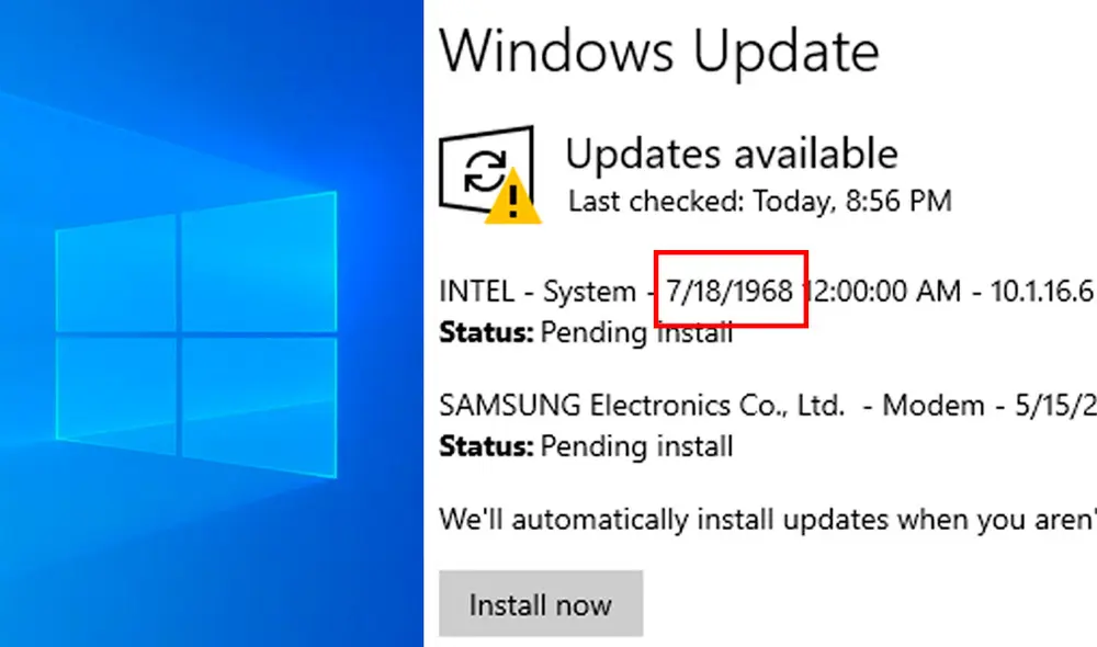 Según reportes, Microsoft distribuyó controladores antiguos para Windows 10, los que harían que tu PC deje de funcionar correctamente. Foto: The Windows Club