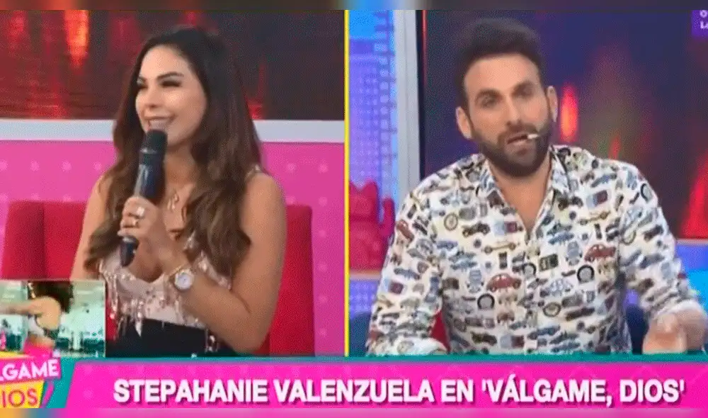 Rodrigo González 'trollea' a Stephanie Valenzuela en vivo [VIDEO]
