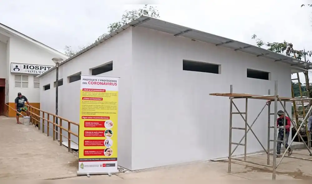 Ambiente para pacientes COVID-19 en Condorcanqui Ambiente para pacientes COVID-19 en Condorcanqui