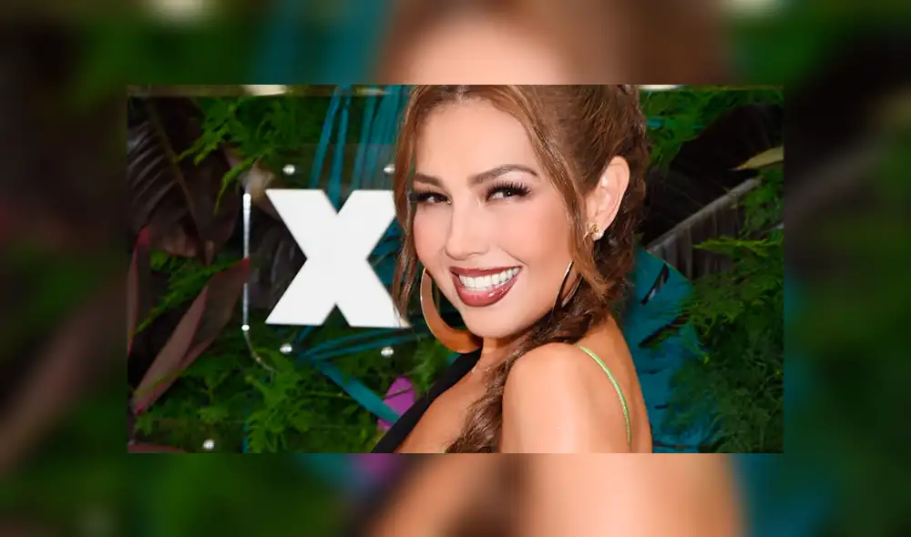 Thalía mostró más de la cuenta en osado body [VIDEO]