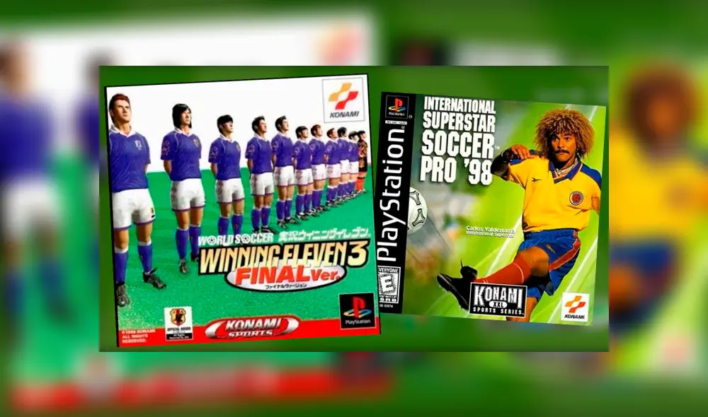 Muchos se pasaban horas cambiando los nombres del japonés a español con una revista del mundial de Francia 98. Imagen: Konami/composición.