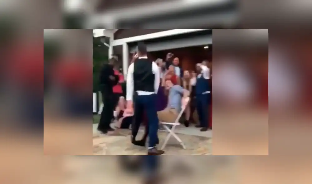 Facebook viral: Novio baila atrevido 'striptease' a su esposa, se quita la venda y queda horrorizado [VIDEO]