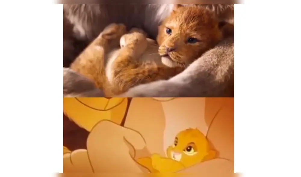 El Rey León: Comparten increíble comparación entre live action y película animada [VIDEO]