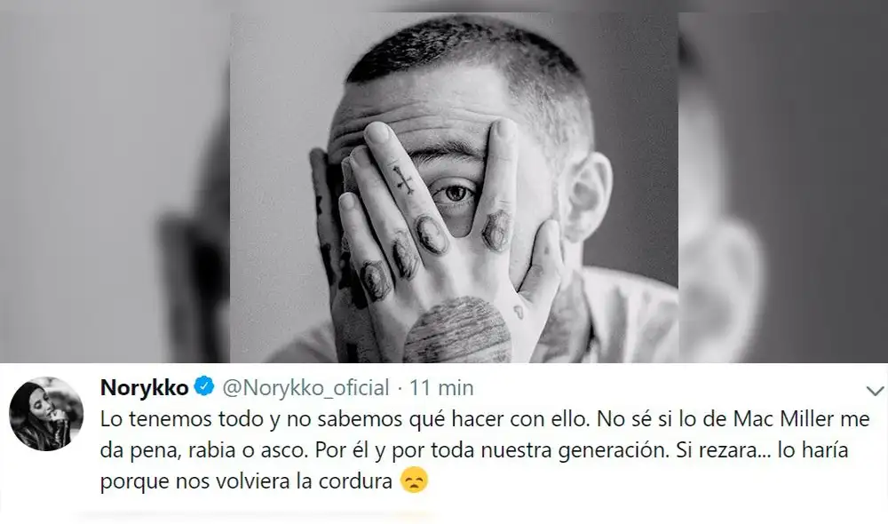 Celebridades reaccionan en redes sociales tras la muerte de Mac Miller 