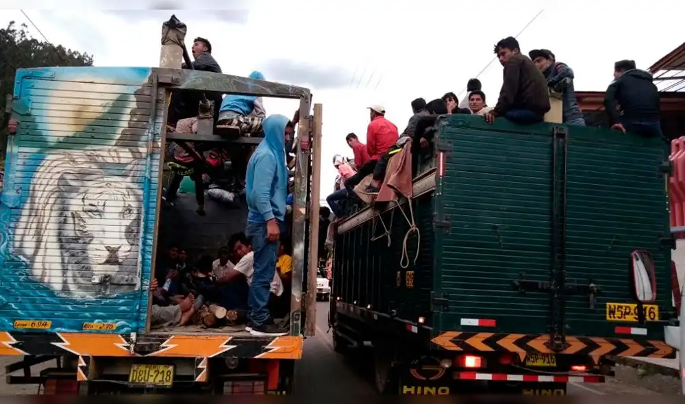 Más de 3 mil agricultores de Huánuco viajan a Lima para continuar con protestas [VIDEO]