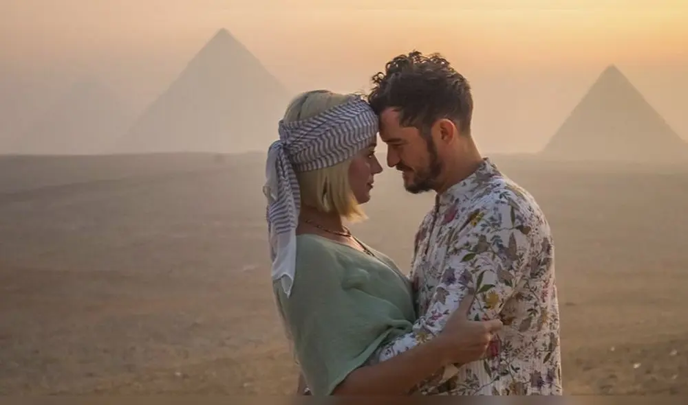 Katy Perry festejó sus 35 años junto a Orlando Bloom en Egipto