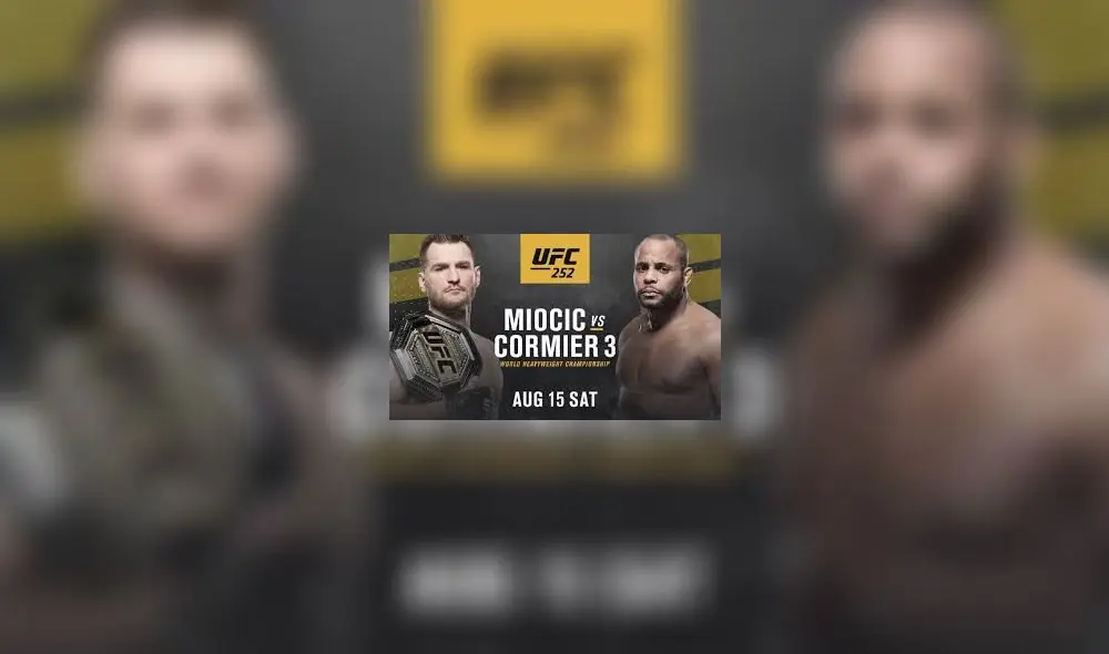 UFC 252 Miocic vs. Cormier. Foto: UFC