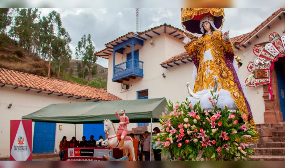 Cusco: Restauran venerada imagen de la Virgen Asunta por festividad en Calca.