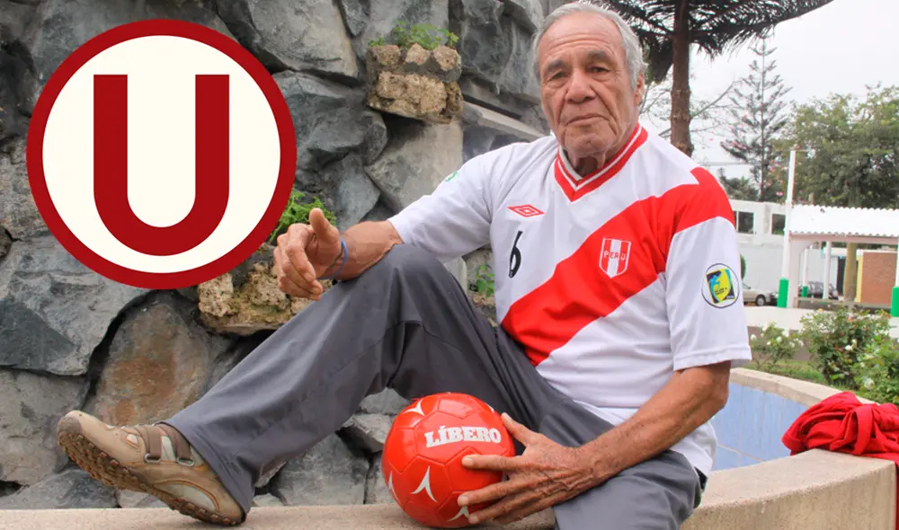 Universitario de Deportes dedicó mensaje de aliento al legendario Enrique 'Loco' Casaretto. (FOTO: Composición/La República).