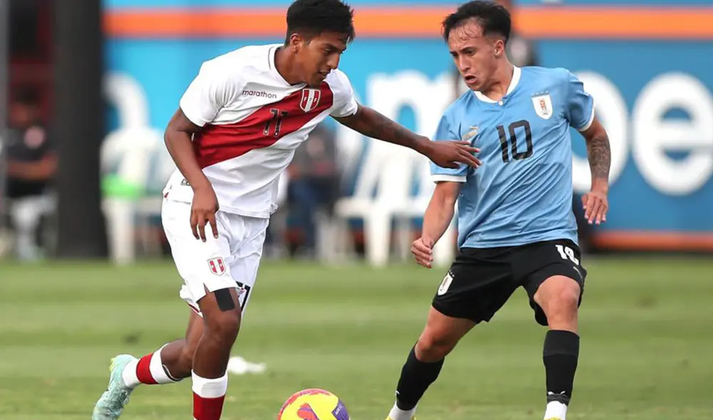 Perú no pudo contra Uruguay en amistoso sub-20 pese a jugar en condición de local. Foto: selección peruana
