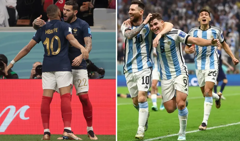 Francia será el tercer rival europeo de Argentina en una final del Mundial. Foto: composición/EFE