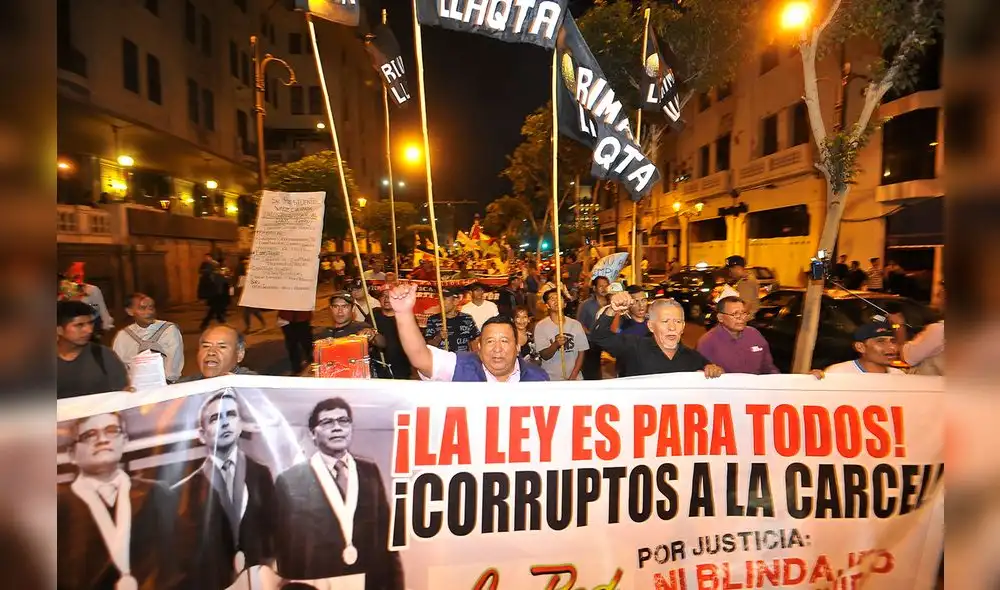 Marcha de respaldo a Fiscales del Equipo Especial Lava Jato [FOTOS]