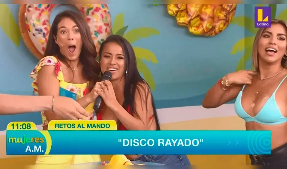 Angye Zapata y su curiosa reacción al escuchar tema de Josimar.