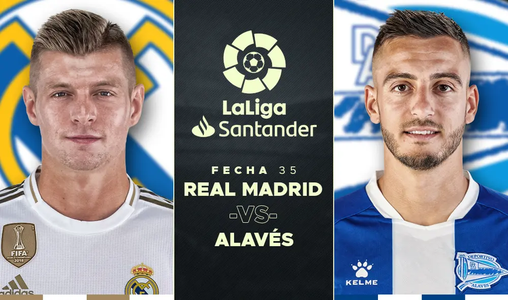 Real Madrid vs. Alavés por la Liga Santander. Real Madrid vs. Alavés por la Liga Santander.
