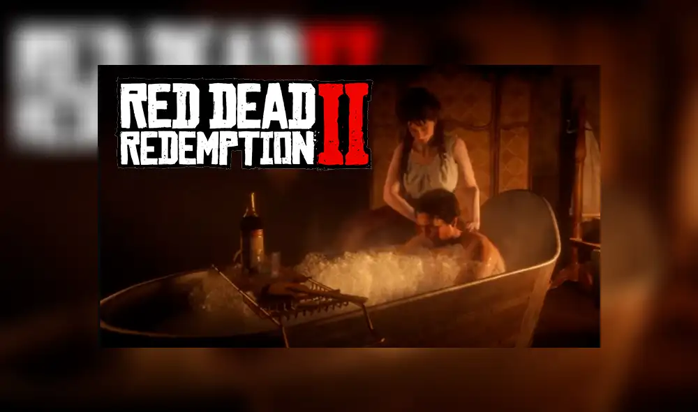 Así de sexy es bañarse en Red Dead Redemption 2 [VIDEO]