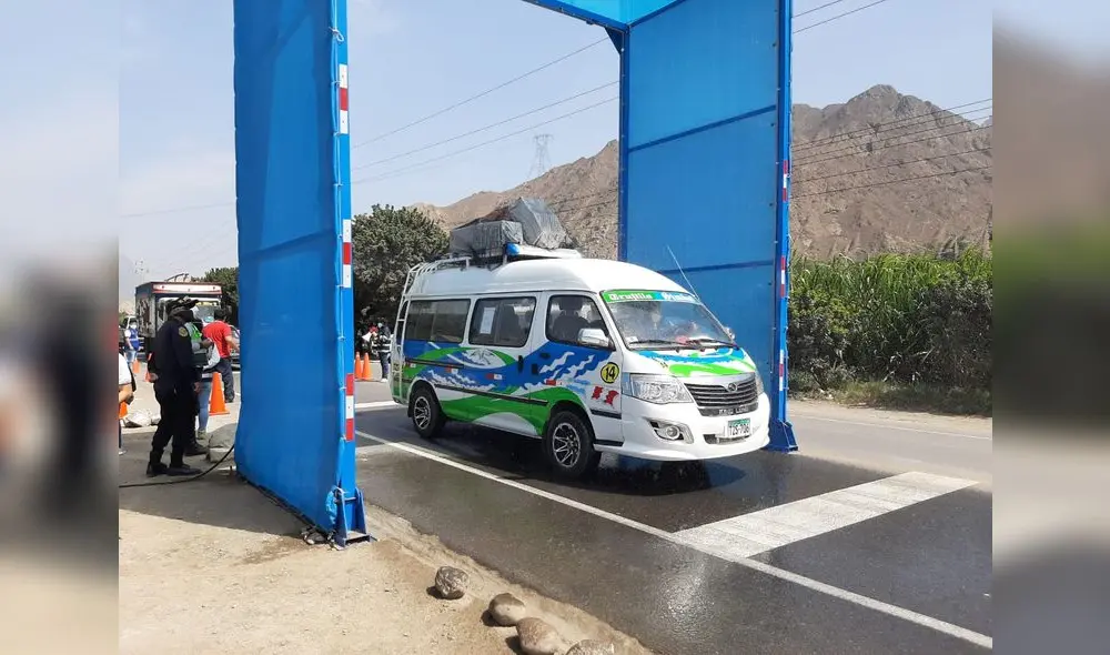 Intensifican control sanitario en carretera a sierra de La Libertad Intensifican control sanitario en carretera a sierra de La Libertad