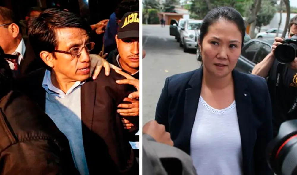 Antonio Camayo y Keiko Fujimori