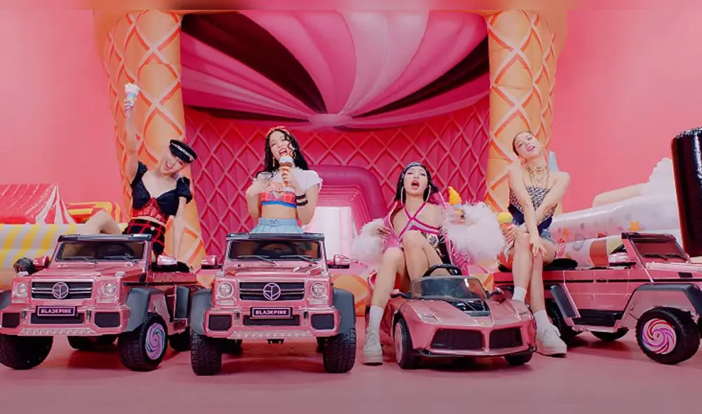 BLACKPINK y Selena Gomez: "Ice cream" MV. Foto: captura