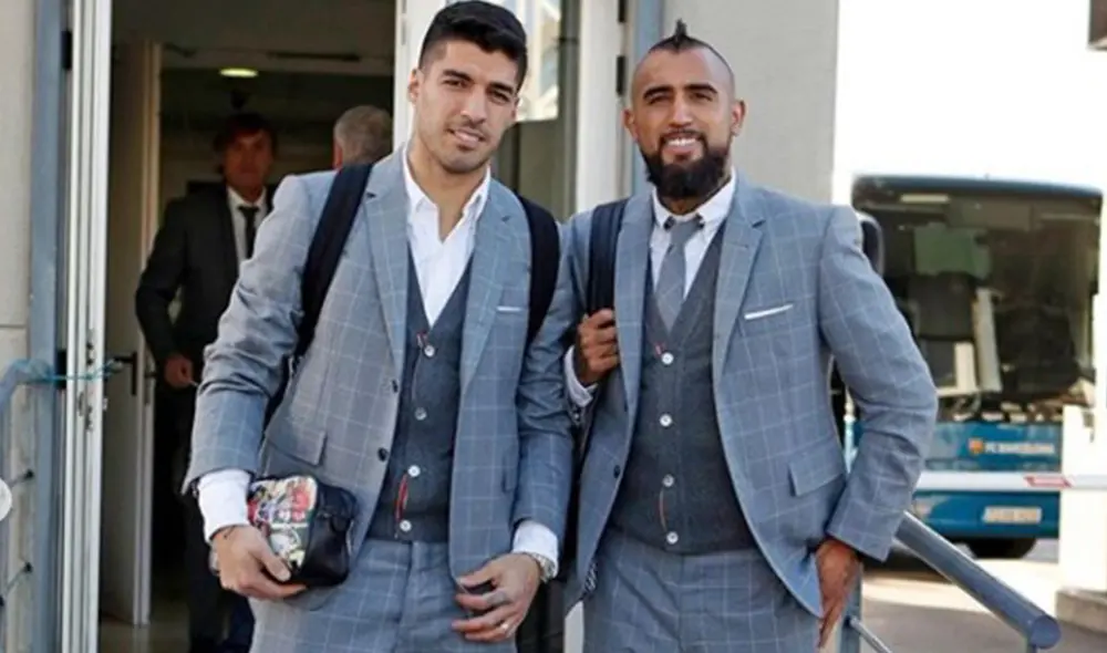 Luis Suárez y Arturo Vidal entablaron una buena amistad en su tiempo como compañeros. Foto: Instagram Luis Suárez.