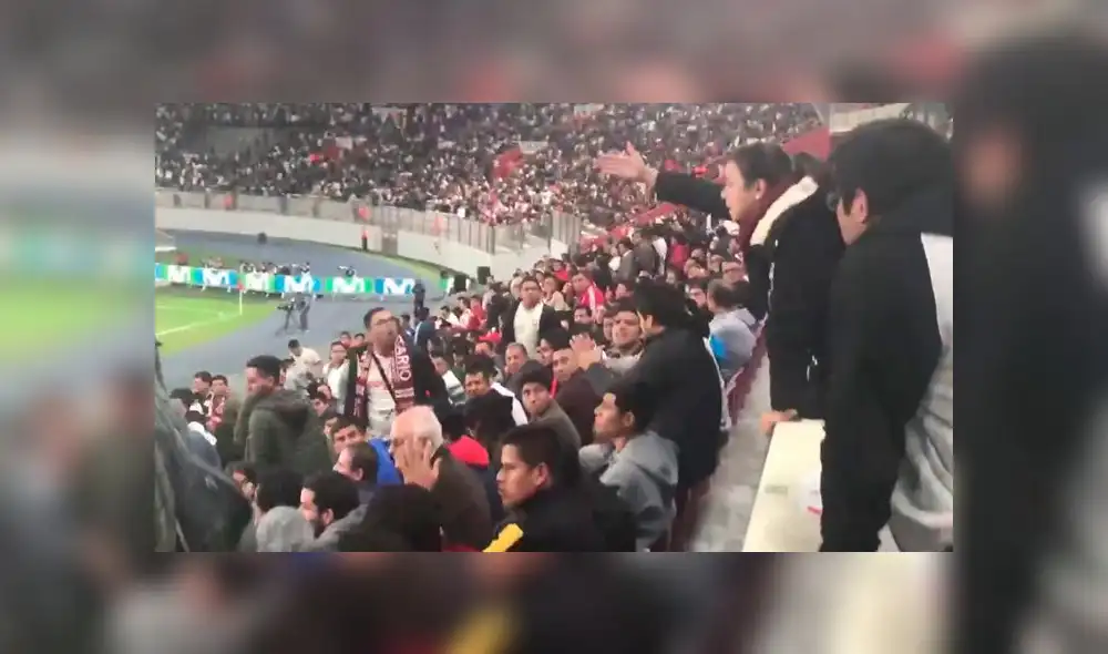Universitario vs Alianza Lima: hincha fue expulsado del estadio por celebrar gol blanquiazul [VIDEO] 