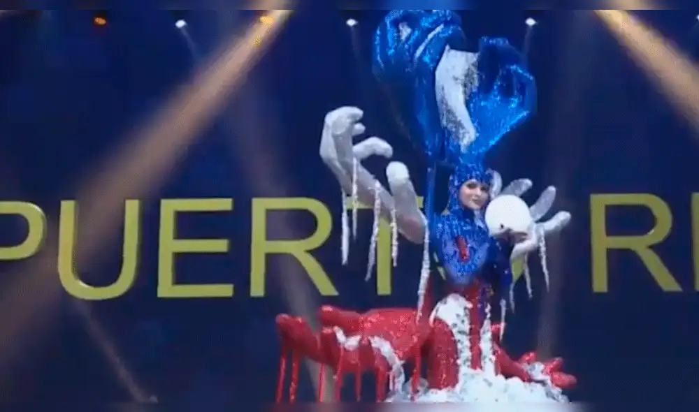 Miss Puerto Rico cae en pleno desfile típico del Miss Universo 2018 [VIDEO]