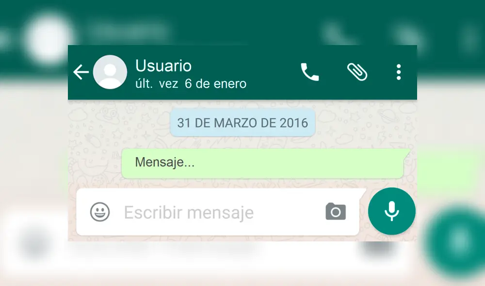 Aunque la aplicación pueda decirte la última conexión, esto solo funcionará si tienen activada dicha función.