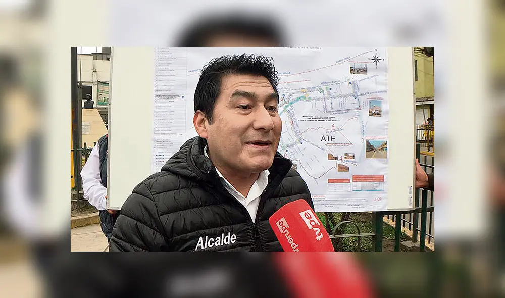 Alcalde. Edde Cuéllar pide el plan 'pico y placa' para Ate.